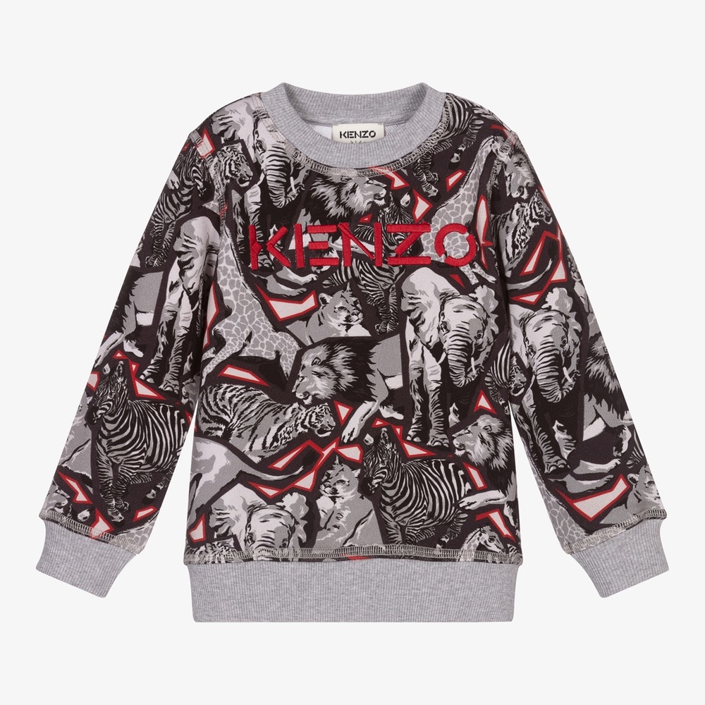 Kenzo Kids Animal Print Sweatshirt